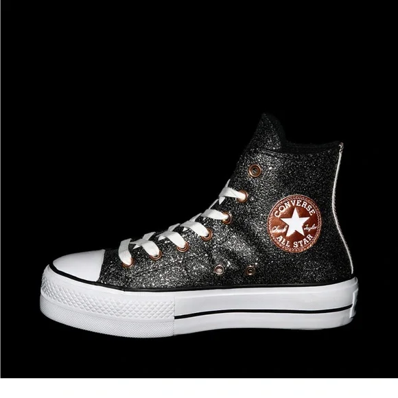 Converse Glitter High-Top Sneakers NWOT - Picture 7 of 7